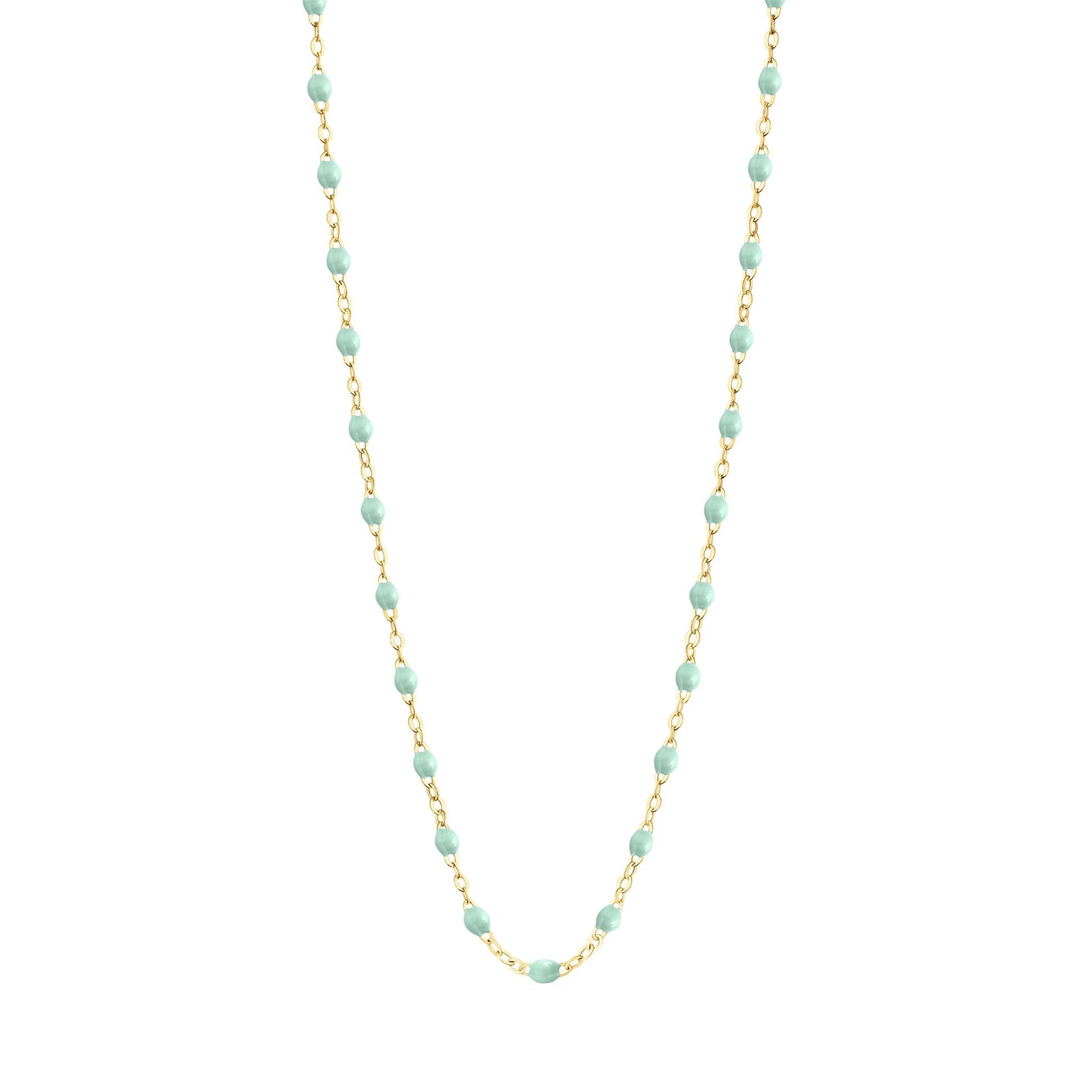 Gigi Clozeau - Collier jade Classique Gigi, or jaune, 50 cm