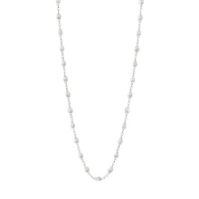 Gigi Clozeau - Collier opale Classique Gigi, or blanc, 45 cm
