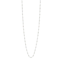 Gigi Clozeau - Collier opale Classique Gigi, or blanc, 60 cm