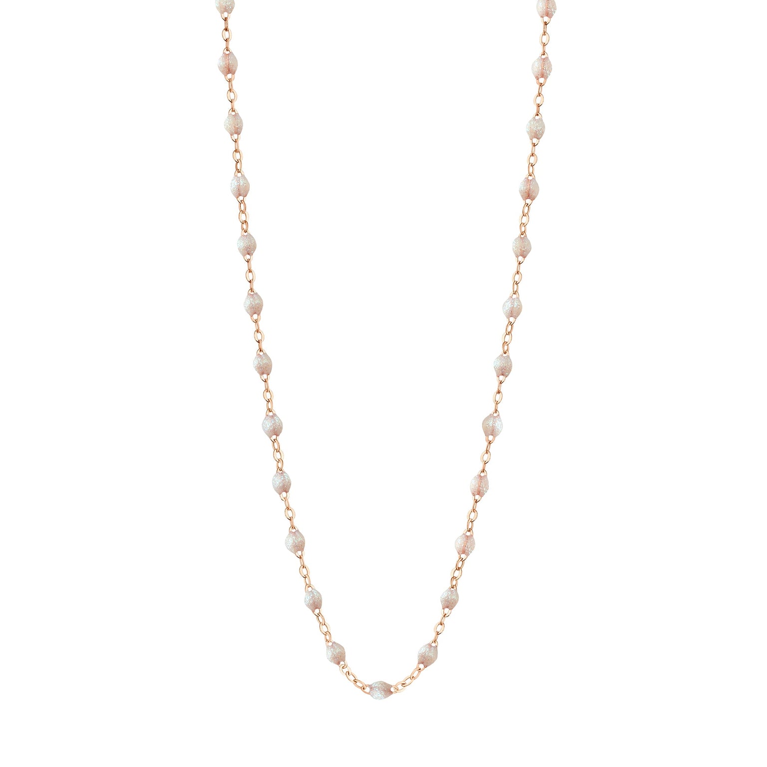 Gigi Clozeau - Collier opale Classique Gigi, or rose, 50 cm