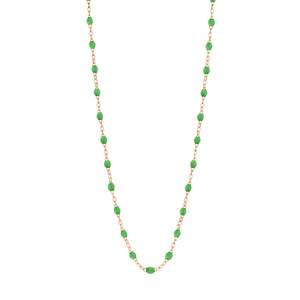 Gigi Clozeau - Collier prairie Classique Gigi, or rose, 45 cm