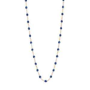 Gigi Clozeau - Collier prusse Classique Gigi, or rose, 50 cm
