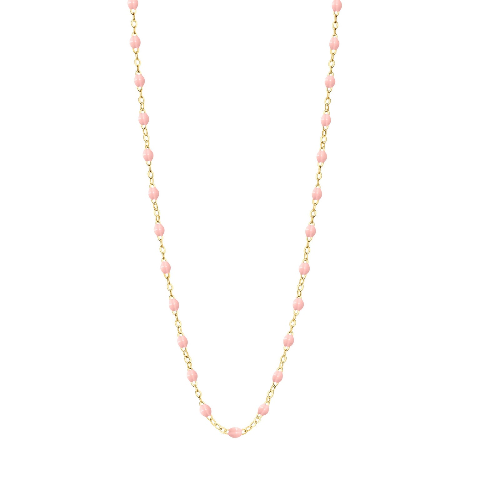 Gigi Clozeau - Collier rose bébé Classique Gigi, or jaune, 50 cm