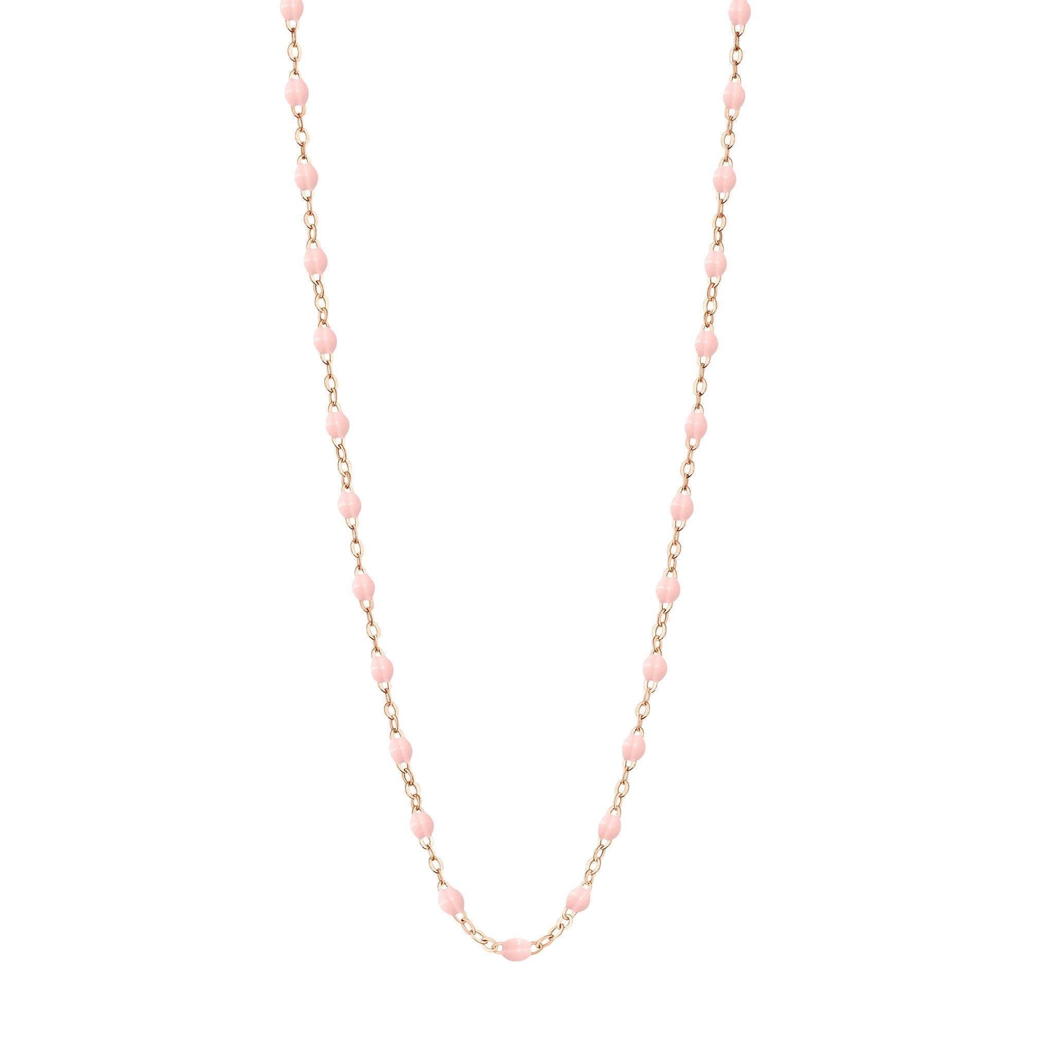 Gigi Clozeau - Collier rose bébé Classique Gigi, or rose, 50 cm