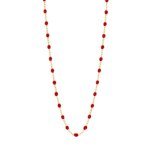Gigi Clozeau - Collier rubis Classique Gigi, or jaune, 42 cm