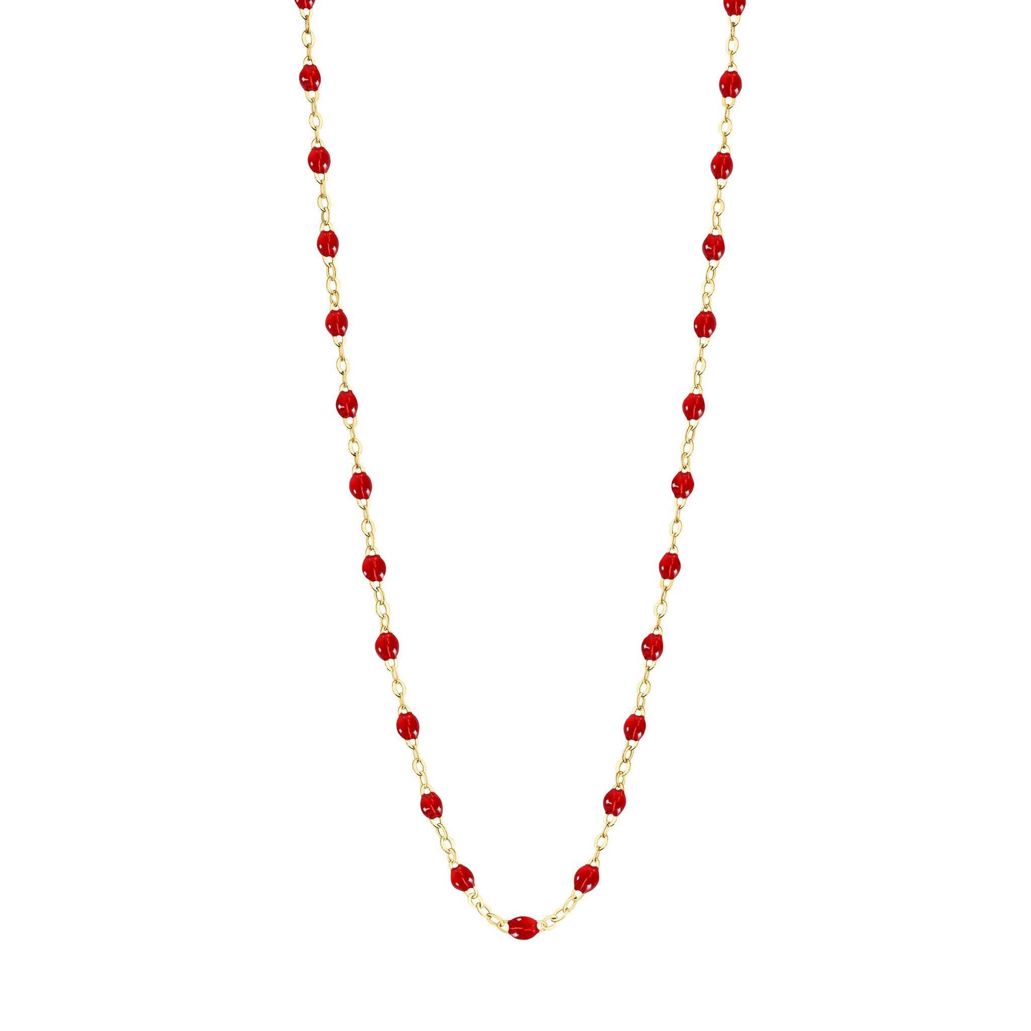 Gigi Clozeau - Collier rubis Classique Gigi, or jaune, 50 cm