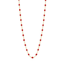 Gigi Clozeau - Collier rubis Classique Gigi, or jaune, 50 cm