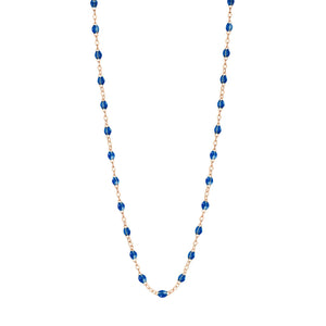 Gigi Clozeau - Collier saphir Classique Gigi, or rose, 45 cm