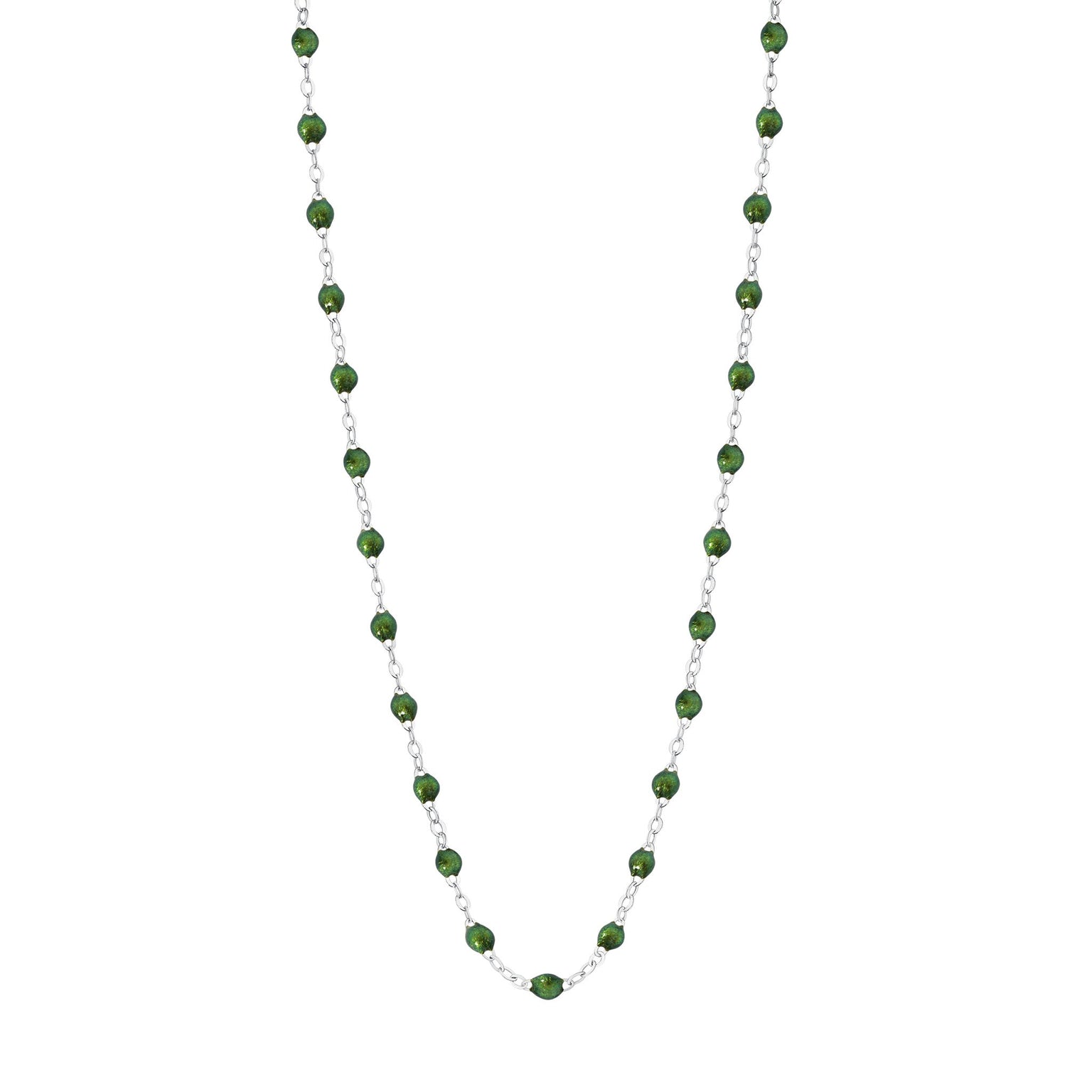 Gigi Clozeau - Collier scarabée Classique Gigi, or gris, 42 cm