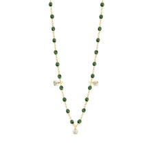Gigi Clozeau - Collier scarabée Gigi Suprême, or jaune, 3 diamants, 45 cm