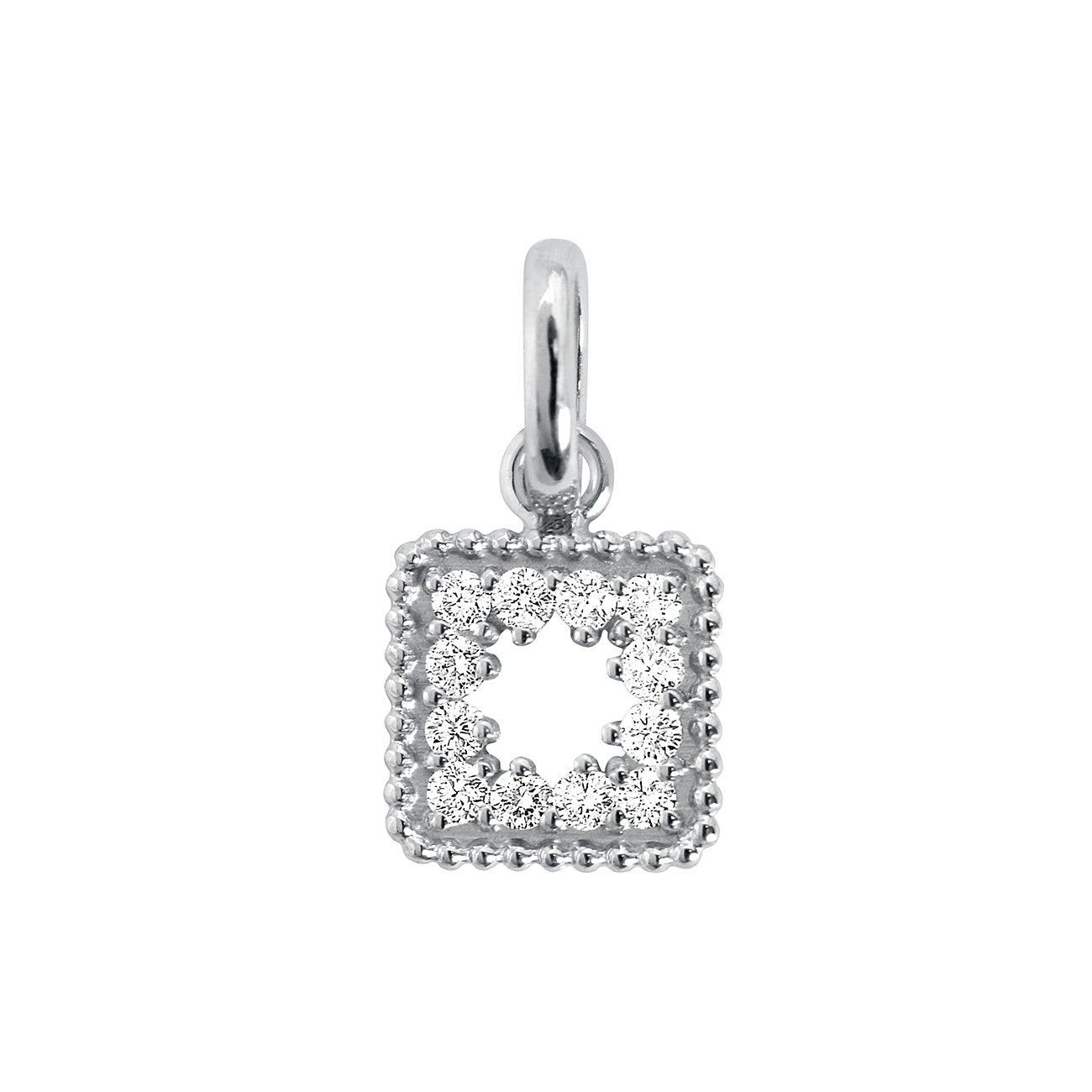 Gigi Clozeau - Pendentif Trésor, diamants, or blanc