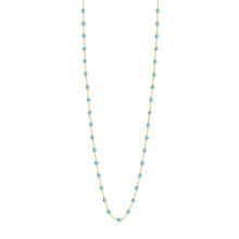 Gigi Clozeau - Sautoir aqua Classique Gigi, or jaune, 60 cm