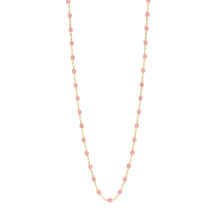 Gigi Clozeau - Sautoir blush Classique Gigi, or jaune, 86 cm