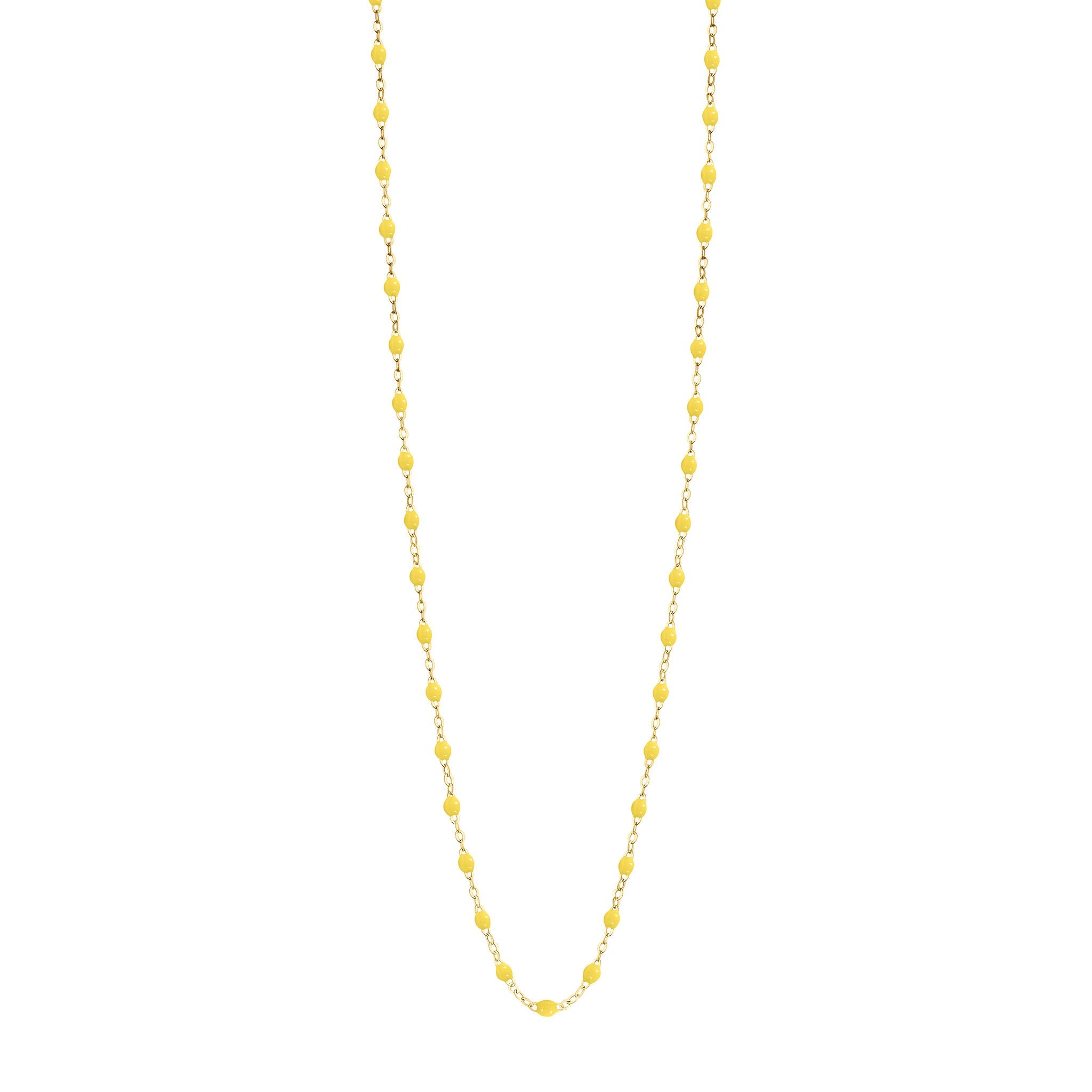Gigi Clozeau - Sautoir citron Classique Gigi, or jaune, 86 cm