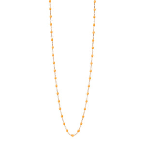 Gigi Clozeau - Sautoir mandarine Classique Gigi, or rose, 86 cm