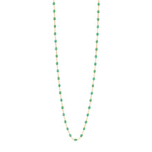 Gigi Clozeau - Sautoir menthe Classique Gigi, or jaune, 60 cm