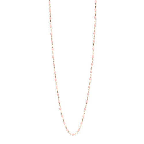 Gigi Clozeau - Sautoir rose bébé Classique Gigi, or rose, 60 cm