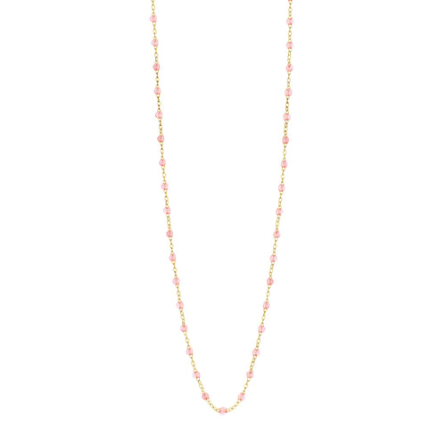 Gigi Clozeau - Sautoir rosée Classique Gigi, or jaune, 86 cm