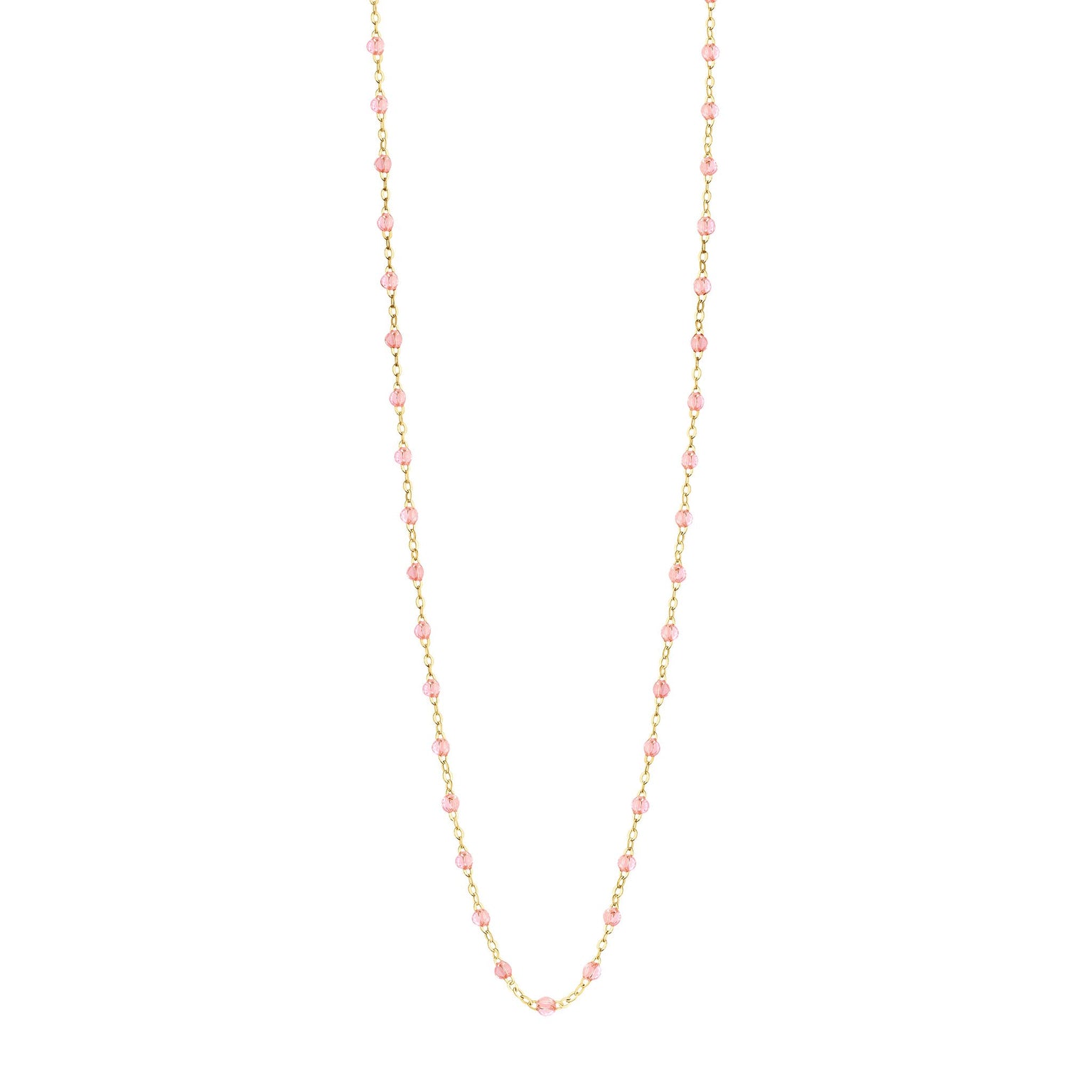 Gigi Clozeau - Sautoir rosée Classique Gigi, or jaune, 86 cm