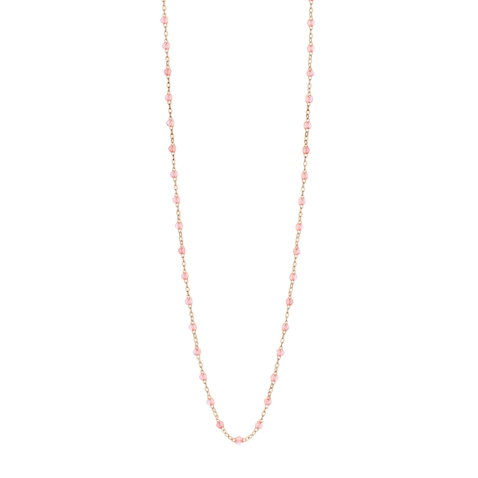 Gigi Clozeau - Sautoir rosée Classique Gigi, or rose, 86 cm