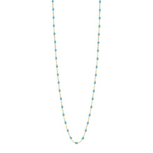 Gigi Clozeau - Sautoir turquoise Classique Gigi, or jaune, 60 cm
